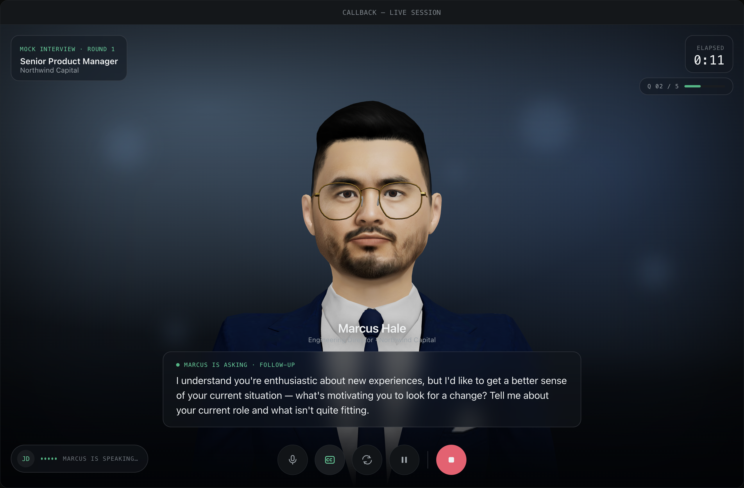 Conduct the interview